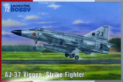 Special Hobby SH72378 AJ-37 Viggen 'Strike Fighter' (3x camo) 1/72