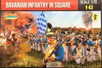 Strelets STR27472 Bavarian Infantry in Square 1/72