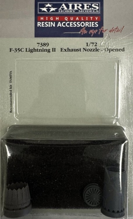 Aires 7389 F-35C Lightning II exh.nozzle - opened (TAM) 1/72