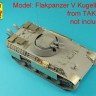 Aber 35L-342 German 3CM Flak 103 two barrels for 'Kugelblitz' tanks 1/35