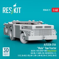 Reskit R48031 A/S32A-31A Tow Tractor AS47A-1 GTE (GTCP-100) 1/48