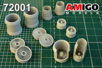 Amigo Models AMG 72001 Двигатель Д-30 1/72