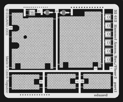 Eduard 35612 Hummel Ammo. Box/Floor 2 DRA