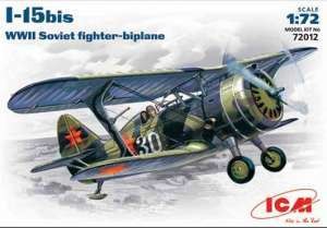 ICM 72012 И-15 бис, советский истребитель-биплан II Мировой войны 1/72