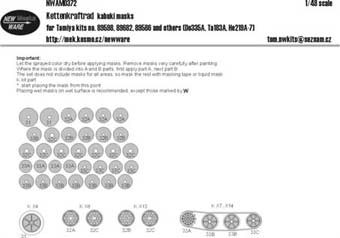 New Ware NWA-M0372 1/48 Mask Kettenkraftrad (TAM)