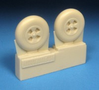 Barracuda Studios BCR72443 de Havilland DH-103 Hornet Mainwheels with smooth tyre 1/72