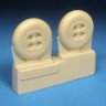 Barracuda Studios BCR72443 de Havilland DH-103 Hornet Mainwheels with smooth tyre 1/72