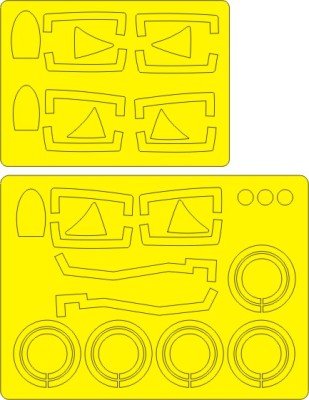 New Ware NWA-M0219 1/48 Mask Su-15 TM Flagon-F EXPERT (TRUMP 02811)