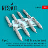 Reskit RS48-0294 P-50 SH practice bomb (8 pcs)(Su-7, Su-17, Su-24, Su-25, Su-27, Su-33, Su-34, Su-35, MiG-21, MiG-23, MiG-27, MiG-29, Jak-38, Jak-130, Mi-8, Mi-24, Vi-28, Ka-27, Ka-29, Ka-30, L-39, L-29) Smer, KP, Eduard, Trumpeter, Hobby Boss, Kitty Hawk