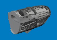 Eduard 6481037 BRASSIN P-38F/G right engine PRINT (TAM) 1/48