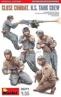Miniart 35311 1/35 Close Combat US Tank Crew (5 fig.)