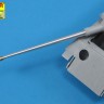 Aber 35 L-214 Barrel for German 88mm Kw.K 43 (L/71) gun used on Pz.Kpfw.VI King Tiger B Porsche turret-early (designed to be used with Takom kits) 1/35