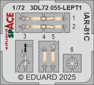 Eduard 3DL72055 IAR-81C SPACE (IBG) 1/72