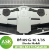 Art Scale 200-F35002 Messerschmitt Bf-109G-10 Wheel bays - FOAM flexible express fit mask 1/35
