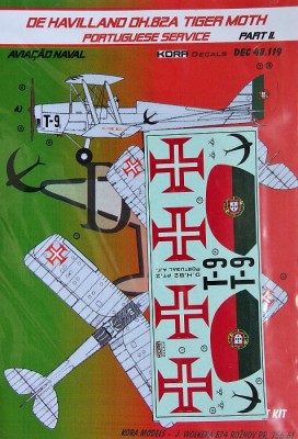 Kora Model DEC48119 DH.82/82A (Portuguese Service) Pt.II декали 1/48