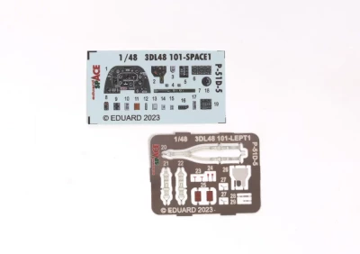 Eduard 3DL48101 P-51D-5 SPACE (AIRF) 1/48