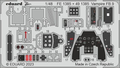 Eduard BIG49395 Vampire FB.9 (AIRF) 1/48