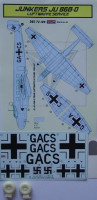Kora Model DEC72184 Ju-86B-0 Luftwaffe service (ITAL) декали декали 1/72