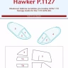 Peewit M72364 Canopy mask Hawker P.1127 (AIRF) 1/72