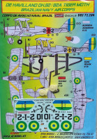 Kora Model DEC72284 DH.82/82A Brazilian Navy Air Corps декали декали 1/72