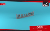 Armory ARAW14406 Armstrong-Whitworth Argosy wheels with weighted tires/tyres, late version 1/144