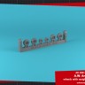 Armory ARAW14406 Armstrong-Whitworth Argosy wheels with weighted tires/tyres, late version 1/144
