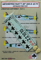 Kora Model DEC7299 Bf 109 G-10/14 (Croatian A.F.) Part 2 декали декали 1/72