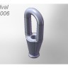 Zedval T48006 Трос Ф0,8 мм с коушами вариант 1 для основных боевых танков СССР и России 1/48