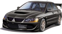 Fujimi F-04787 Mitsubishi Lancer Evolution VIII GSR (w/GT-W Wing) 1/24