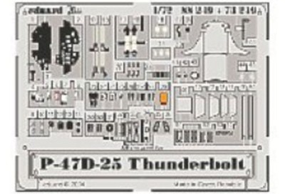 Eduard SS249 1/72 P-47D-25 (TAM) фототравление Zoom Цветное