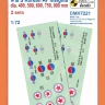 4+ Publications DMK7221 Decals North & South Korean AF Insignia 1/72