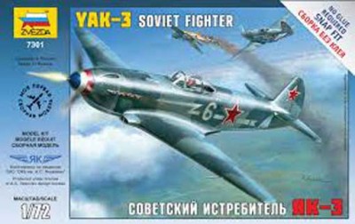 Звезда 7301 Советский истребитель Як-3 1/72