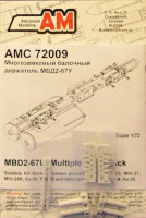 Advanced Modeling AMC 72009 MBD2-67U Multiple bomb racks (2 pcs.) 1/72