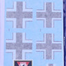 HGW 232037 Decals Messerschmitt Bf 110 C-7 Crosses 1/32