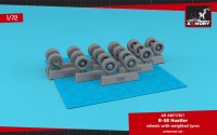 Armory ARAW72361 Convair B-58 Hustler wheels with weighted tyres 1/72