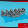 Armory ARAW72361 Convair B-58 Hustler wheels with weighted tyres 1/72