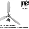 IBG Models U7251 Propeller for Fw 190D-9 (3D-Printed) 1/72