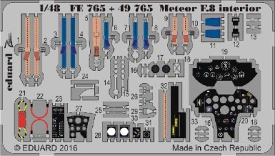Eduard 49765 Meteor F.8 interior 1/48