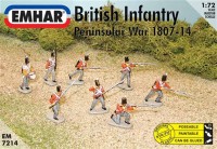 Emhar EM7214 British Infantry Peninsular War - Napoleonic 1/72