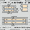 Eduard FE1146 1/48 Il-2 seatbelts STEEL (ZVE)