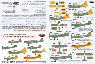 Rising Decals 72120 Decal Born of the JGSDF Part II. 1/72