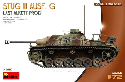Miniart 72110 StuG III Ausf. G Last Alkett Prod (6x camo) 1/72