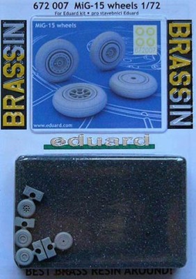 Eduard 672007 BRASSIN 1/72 MiG-15 wheels (EDU)