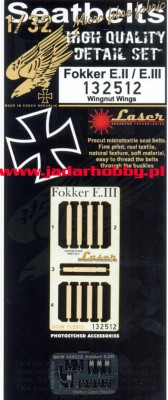 HGW 132512 Fokker E.II/E.III - Seatbelts 1/32