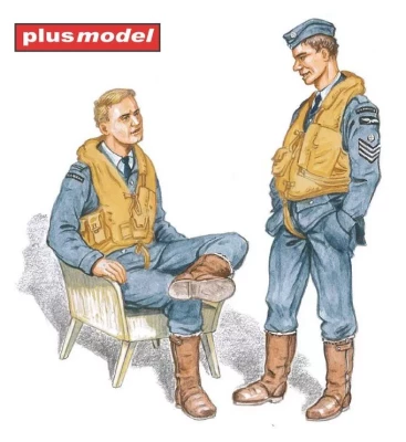 Plusmodel AL4101 Crew Mosquito (2 fig.) 1/48