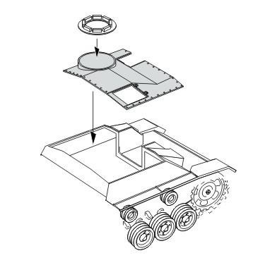 CMK B35059 StuG III Ausf. G Correction Roof early version 1/35