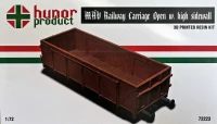 Hunor Product 72223 MAV Railway Carriage Open w/ high sidewall 1/72