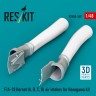 Reskit U48368 F/A-18 Hornet (A, B, C, D) air intakes (HAS) 1/48