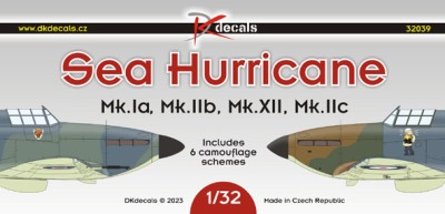 Dk Decals 32039 Sea Hurricane Mk.Ia, Mk.IIb, Mk.IIc, Mk.XII 1/32