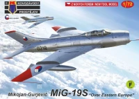 Kovozavody Prostejov 72496 MiG-19S 'Over Eastern Europe' (4x camo) 1/72